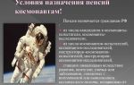 Какая пенсия у космонавтов: условия назначения, время выхода и возможные надбавки