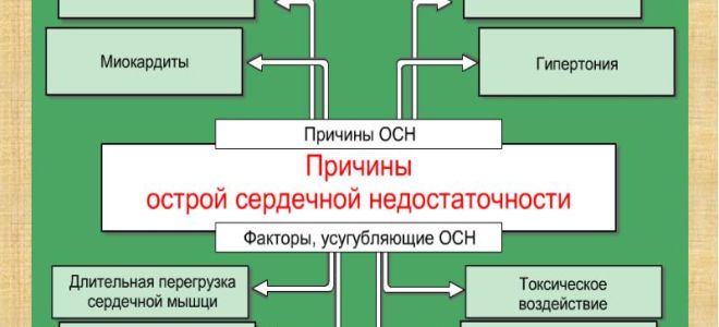 Симптомы и причины смерти при острой сердечной недостаточности