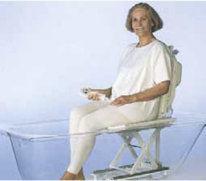 Виды сидений для ванной пожилых людей: вращающиеся и механизированные